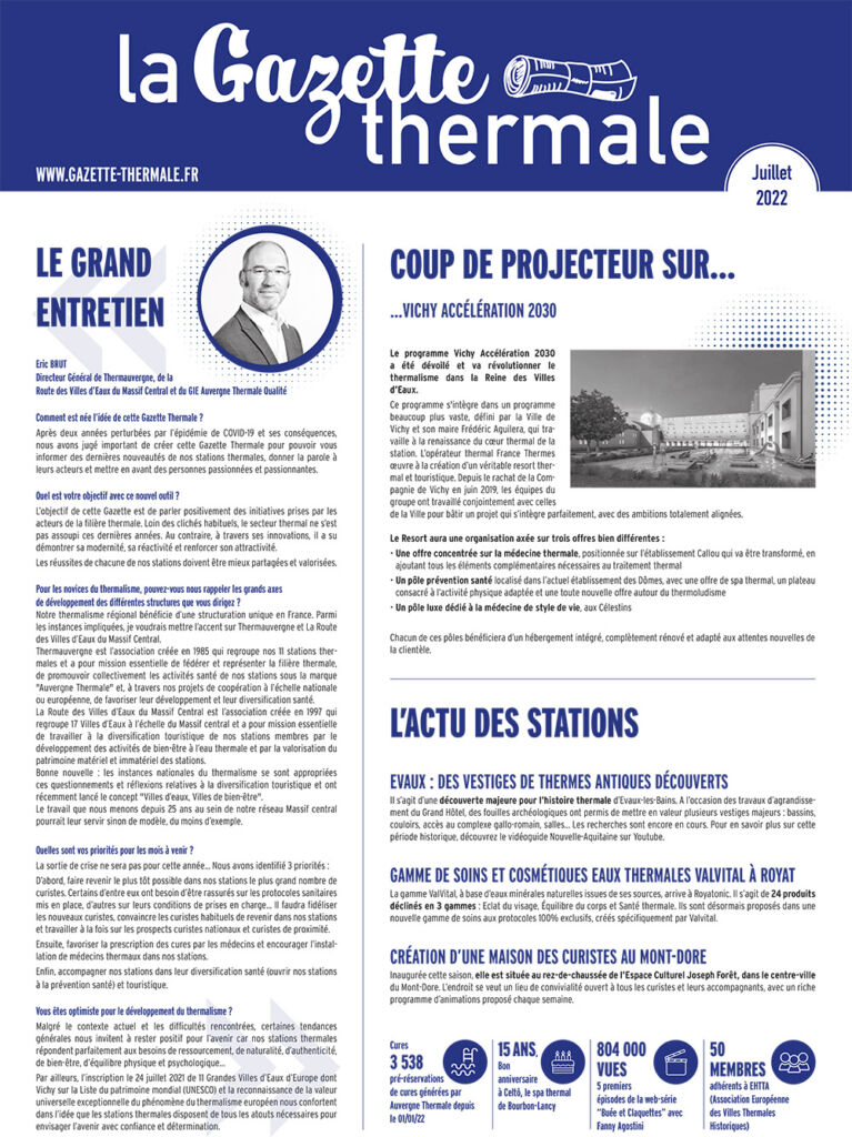 Gazette Thermale / Juin 2022