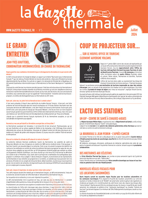 Gazette Thermale / Juillet 2024